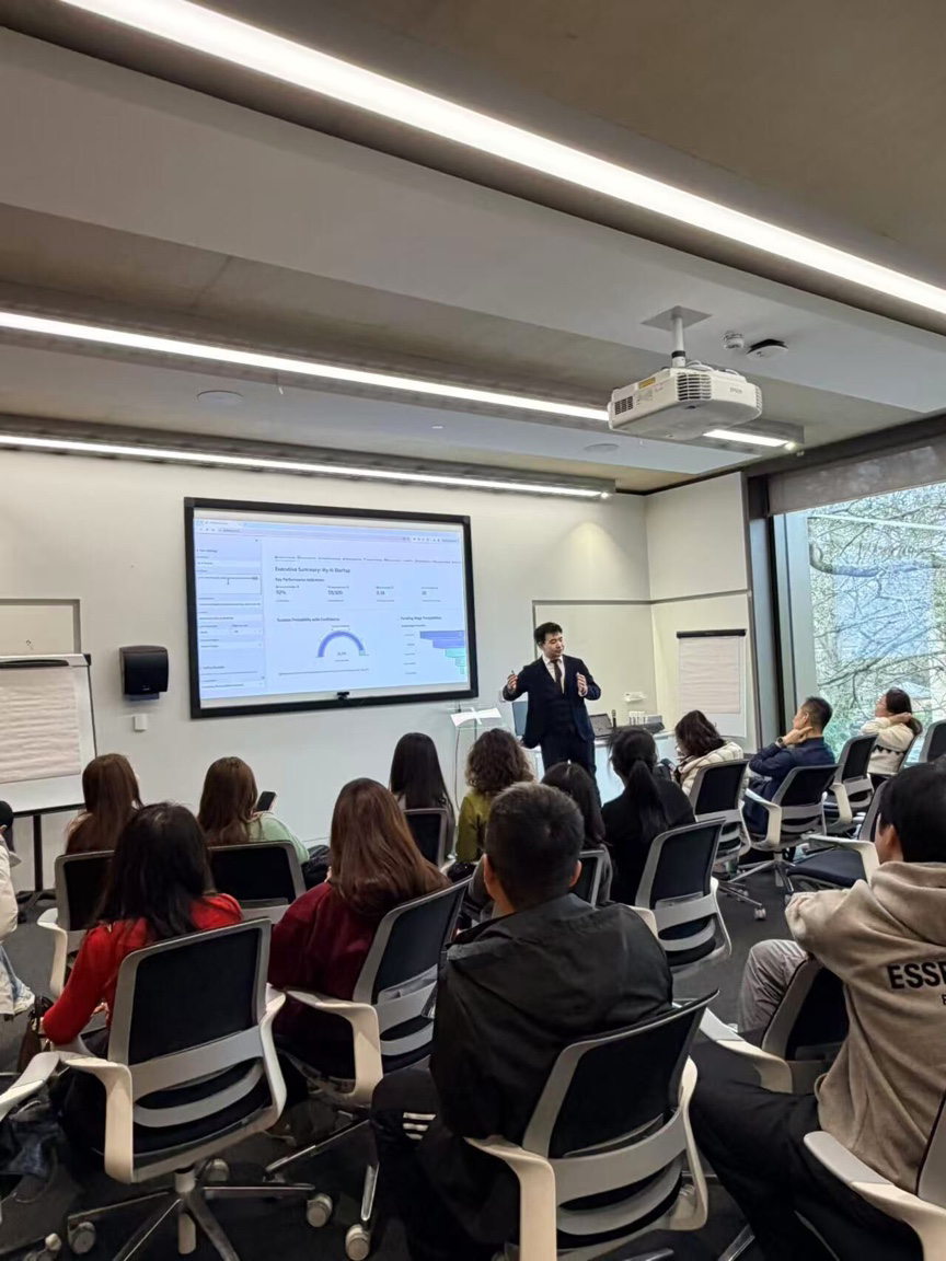 Guest lecture at Cambridge Judge Business School with visiting MBA and EMBA students